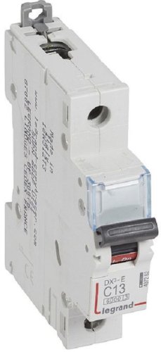 Выключатель автоматический Legrand DX3-E 6000 1п 13А C 6кА фото Выключатель автоматический Legrand DX3-E 6000 1п 13А C 6кА картинка